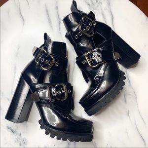 Jeffrey Campbell Craven ankle booties 7.5